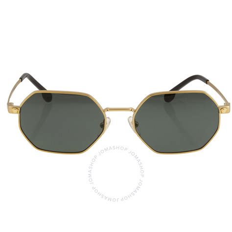 Versace Green Geometric Men's Sunglasses 0VE2194 142871 